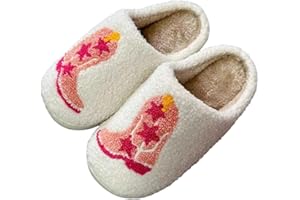 bolukets Fluffy Slippers For Women Men Warm Cozy Plush Fuzzy Cushion Slippers Slip-on House Slippers for Indoor and Outdoor
