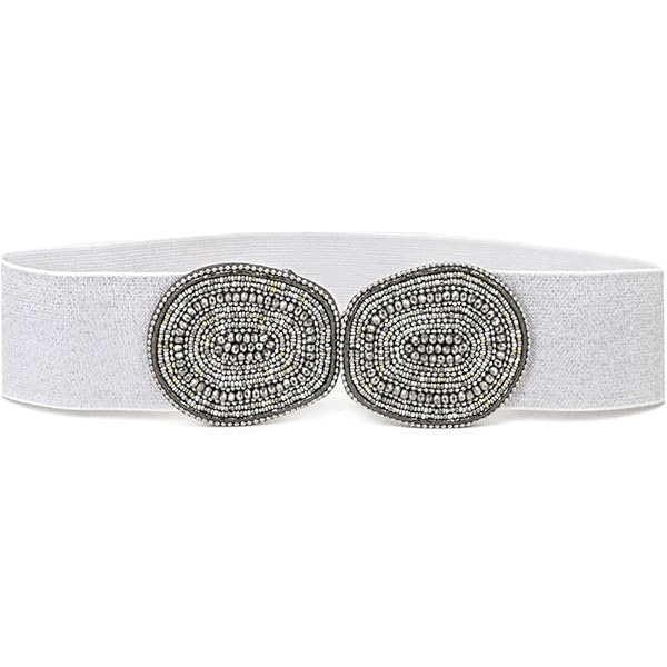 QUEEN HELENA Elastische riem, sieraden met haken, dun, elegant