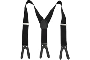 TOPINCN Męskie Szelki z Guzikami Typu Y dla Dorosłych - Bielizna Szycie