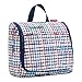 Produktbild Reisenthel toiletbag XL structure Reisekosmetik Waschtasche Kulturbeutel blau weiß