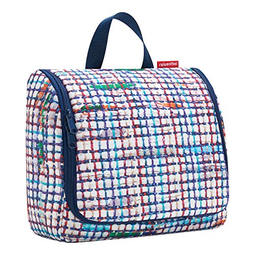 Preisvergleich Produktbild Reisenthel toiletbag XL structure Reisekosmetik Waschtasche Kulturbeutel blau weiß