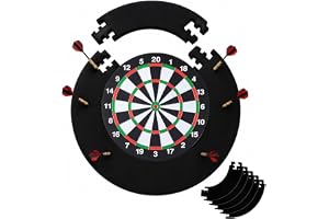 LYPPUL darttavla skyddsring, 5 st skyddsring dart surround | Dartskiva infattning, inre cirkel 45 cm ytterring 71,5 cm, dartt