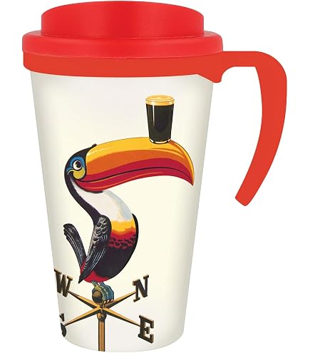 Shamrock Gift Tazza Termica Da Viaggio A Forma Di Pinta Guinness – 550 Ml, Isolata, Antiperdita