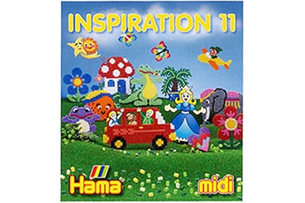 Hama - 399-11 - Loisirs Créatifs - Livre Inspiration n°11 - Perles à Repasser Midi - 64 Pages