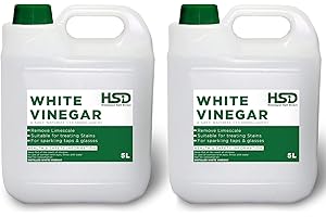 HSD HIMALAYAN SALT DIRECT Golden Swan White Vinegar 5 Litres (Pack of 2)
