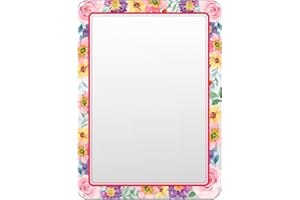 COXLORGB Magnetischer Schließfachspiegel für Schule und Büro, mit starkem und 100 % magnetischem Spiegel für Spind, magnetischer Spindspiegel mit buntem Design, 1 Stück, erstaunliches