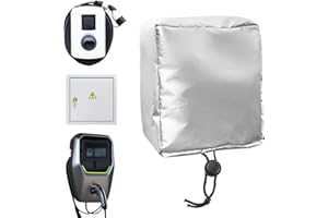 ENUTROF Tetto di Protezione Dalle Intemperie per Stazione 40 x 32 x 20 cm Montaggio a Parete Intemperie per Stazion Esterni Solare Antipolvere e Antipioggia Accessori per Wallbox (40x32cm)