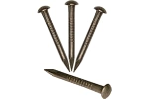 Fuxxer Lot de 50 décorations de clous en laiton antique pour meubles, restauration, bois brut vintage Bronze vieilli 22 mm différentes tailles et quantités, bronze