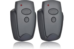 AMTAKE Abridor de puerta de garaje compatible con 868 MHz Marantec Digital 302, 384, 304, 313, 321, 323, 131, 2 unidades, mando a distancia para puerta de garaje 868,3 MHz