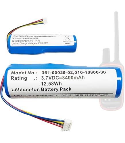 Batterie 3.7V 2.2Ah Li-ion pour CipherLAB CP30 (BA-0032A2