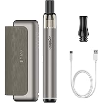 JOYETECH eRoll Slim Vape Kit Cigarette lectronique 1500 mAh Powerbank  Chargement magntique sans fil,480 mAh Vape Rechargeable Starter Kit sans  Nicotine sans Tobac sans e-liquid Gris : Amazon.fr: High-Tech