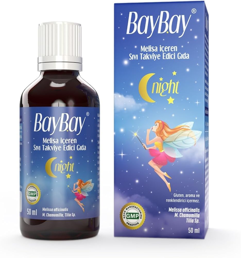 BayBay Night Damla Melisa İçeren Takviye Edici Gıda 50 ml