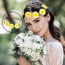 Buy PartyMane Multi Colour Flower Tiara Crown for Wedding Party