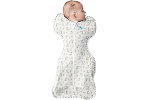 Love To Dream Sacco nanna neonato (2,2 – 3,8 kg), tessuto ideale per temperature moderate (20 – 24 °C), posizione delle braccia alta, doppia cerniera per una facile sostituzione del pannolino,