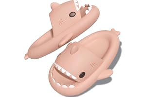 TOPALL Chanclas Tiburon,Zapatillas Tiburon,Pantufas Homem Hombre Mujer,Antideslizantes Zapatillas de Andar por Casa Shark Slide Piscina Secado Rápido Sharkies Tiburones