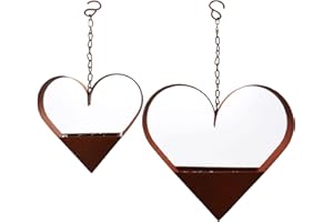 UNUS Set di 2 ganci a forma di cuore