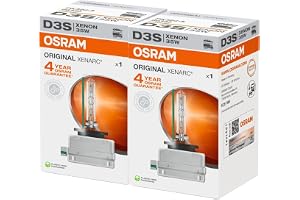 Osram 66340HBI Xenarc 35W D3S PK32D-5 4600K HID Xenarc foco de xenón (förpackning med 2)