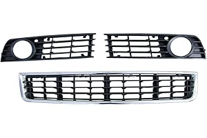 TFS Stoßstange Gitter Abdeckung Nebelscheinwerfer LINKS RECHTS + MITTE