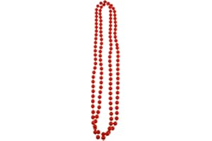 Sofias Closet Colour Plastic Bead Necklace Mardi Gras Neon Bright Rave Gold Silver Beads Jewellery