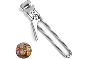 LPMXYW Manual Can Openers Jar Can Opener,Jar Openers for Arthritis Hands Adjustable Can Openers,Kitchen Gadget Bottle Opener for Stainless Steel Kitchen Gadget Bottle Opener Can Lids
