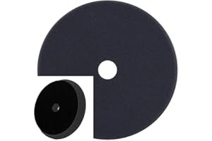 Dino KRAFTPAKET 640274 - Cuscinetto per lucidatura Morbido, 165 mm, per Piastra di Supporto da 150 mm, Colore: Nero