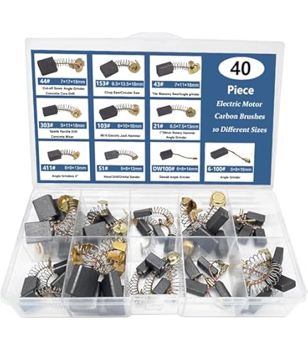 Spazzole Di Carbone Per Sega Circolare Einhell TKS 1500 ECO Plus - Set Da 2 Pezzi Di Ricambio