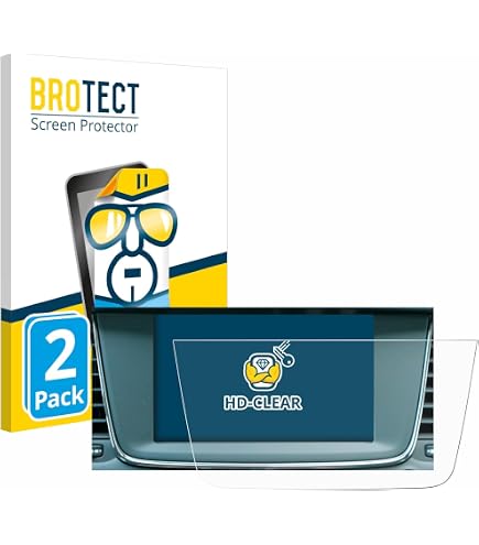 BROTECT Displayschutzfolie Für Opel Insignia 2019 Navi Pro 8'' – 2 Stück, Made In Germany