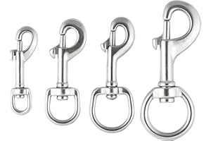 Dive Rite Marine Grade Stainless Steel Bolt Snap For Diving (XL-Swivel)