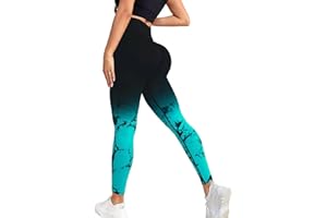 Neteson Legging Sport Femme Anti Cellulite Leggings Push Up Opaque Taille Haute sans Couture Slim Fit Pantalon Compression Butt Lift Yoga Pants Gym Running Exercice
