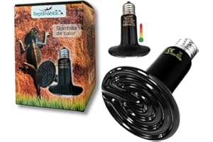 ReptilHábitat Bombilla de calor pollitos reptiles cerámica 50w 75w 100w 150w infrarrojo terrario (50w)