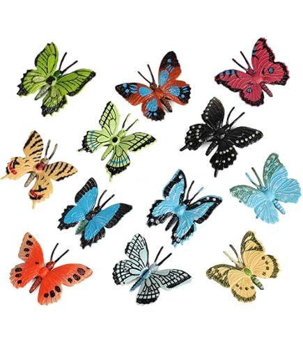 Litinliv Lot De 12 Figurines Insectes Réalistes Grand Format – Jouets Éducatifs Enfants, Animaux Plastique Détail, Cadeau Garçons Filles