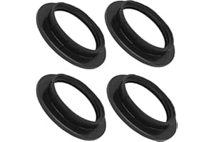 ZHIQIN 4 piezas E27 Anillo reductor de pantalla de lámpara Convertidor de plástico para montaje de pantallas de lámpara