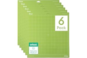Cricut StandardGrip Lot de 6 tapis 30,5 x 30,5 cm, Vert, 12x12