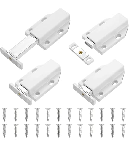 4 Chiusure Magnetiche Autoadesive Per Mobili | Senza Foratura | Per Armadietti E Sportelli - Foto 12