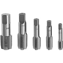 Taraud Filetage G1/8-28 BSP 55° - Acier Rapide HSS - 4 Flûtes - 10x53 Mm - Pour DIY Et Réparations