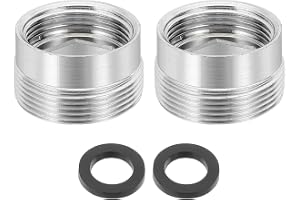 QUARKZMAN 2st Adapter Luftare Till Kran, Hon M18 Till Hane M22 Med Tätning, Längd 13mm
