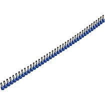 Jokari-J60125-10 Tiras De 40 Manguitos Azules De 2,5 Mm² X 8 Mm