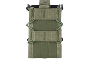 Tactical Double Magazine Pouch 5,56 7,62 Rifle M4 AK Molle System Mag Bag Midjebä Väst Tillbehör Airsoft Jaktutrustning (C