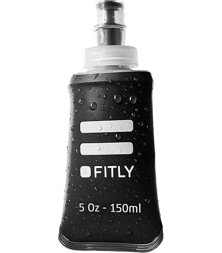 MARLOAR Lot De 2 Flasques Running Souples 500ml - Gourdes Pliables Course à Pied Et Randonnée - Sans BPA