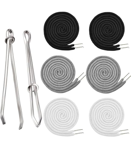 Cordoncini Di Ricambio In Cotone 140cm - 4 Pezzi Con Coulisse Per Pantaloni E Giacche - Foto 13