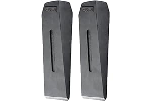 SPARES2GO Log Splitting Wedge Chisel Wood Fire Timber Splitter Maul Spike (2.5KG 6lb, 10", Pack of 2)