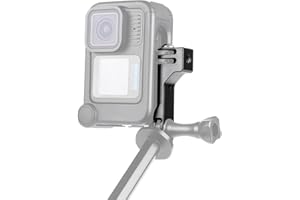 HSU Soporte Vertical para Cámaras de Acción, Adaptador de Aleación de Aluminio de 90 Grados para Hero 13/12/11/10/9/8/7/6/5/4/3