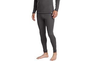 DANISH ENDURANCE Męskie Spodnie Termoaktywne Merino, Długie Legginsy Termiczne dla Mężczyzn, Kalesony Termoaktywne, Zimowe Spodnie, Z Zamkiem lub Bez Zamka