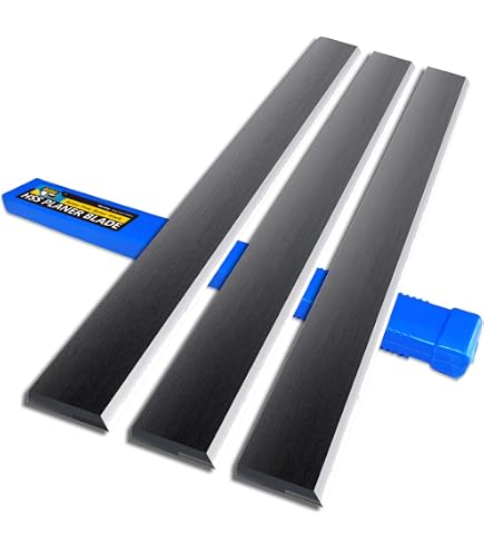 POWERTEC 15-Inch HSS Planer Knives - Replacement Blades For Delta DC-380, Set Of 3