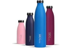 720°DGREE Borraccia termica 750 ml "milkyBottle" - Senza BPA, Prova di Perdite - Bottiglia acqua termiche in acciaio inox - Borracce perfetto per bevande calde, fredde, università, ufficio, all'aperto