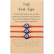 YELUWA Lot De 2/3 Bracelets Contre Le Mauvais œil Pour Homme Et Femme - Bijoux Porte-bonheur Nazar Kabbale - Protection Pour Couple, Amitié, Famille, Ojo Turco - Cadeau Porte-bonheur - Bracelet