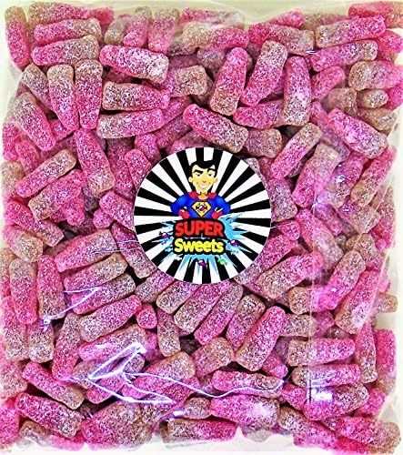 Fizzy Cherry Cola Bottles - Super Sweets® 1 Kilo Share Bag (1kg/1000g)