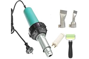 SEABABYHOUSE 1600W Professionnel soudure plastique air chaud pistolet a air chaud Vitesse Buse air Chaud Soudure Souder Soudage Pistolet Plastique soudure Plastic Hot Air Welder