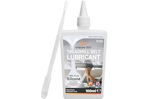 Viscos-350 Premium Treadmill Lubricant 100% Pure Silicone Oil 15cm Long Applicator Inc - Made in UK - 100ml