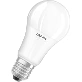 Osram Classic A Base LED Light Bulb, E27 Socket, Non-Dimmable, Replaces 100 | , LED Lamp, 60mm Dia, 10000h, Pack of 3